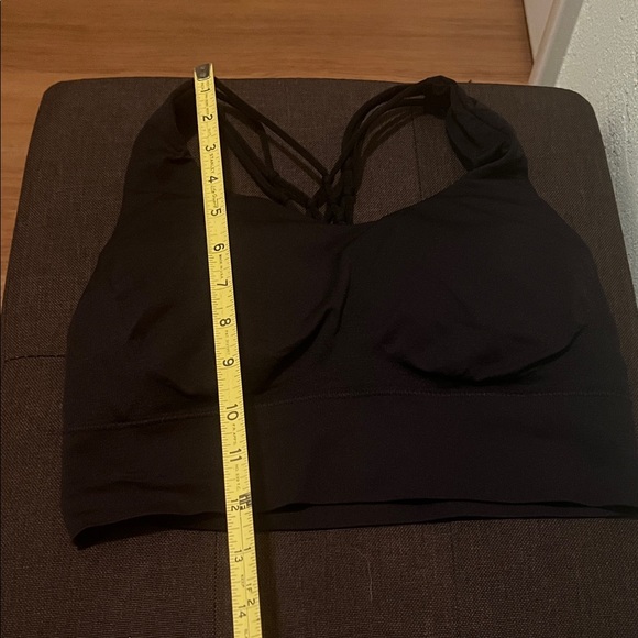 #0997+ Women's Black Sport Bra - Picture 3 of 5